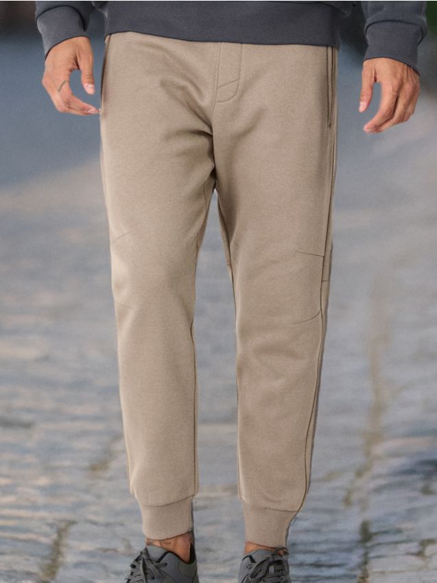 Sinsay - Pantaloni de trening tip jogger - bej