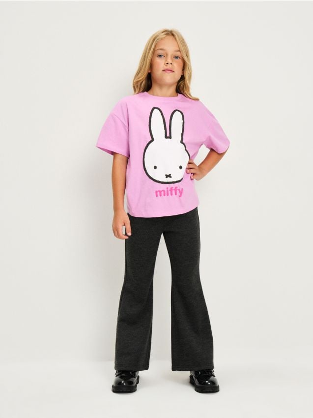 Sinsay - Cămașă din bumbac Miffy - roz-pastel