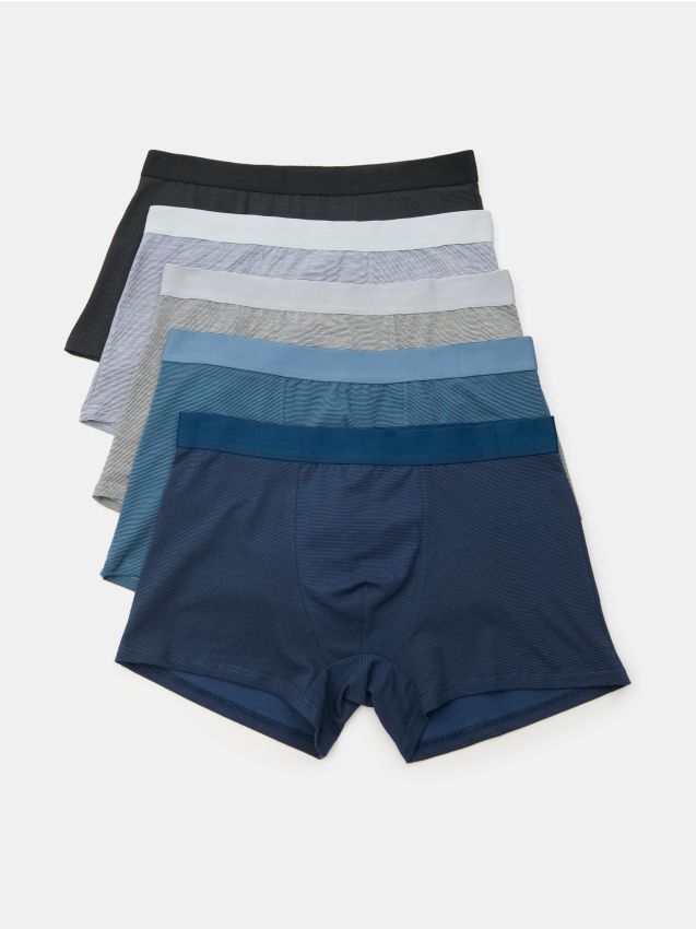 Sinsay - Boxeri din bumbac Classic, set de 5 - multicolor