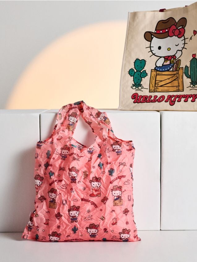 Sinsay - Geantă shopper Hello Kitty - multicolor