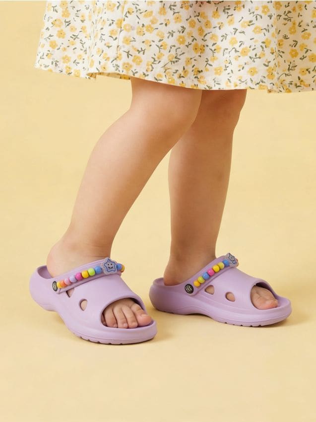 Sinsay - Papuci cu Mărgele - lavand