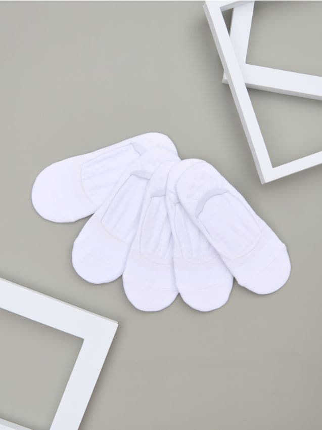 Sinsay - Set de 5 perechi de șosete - alb