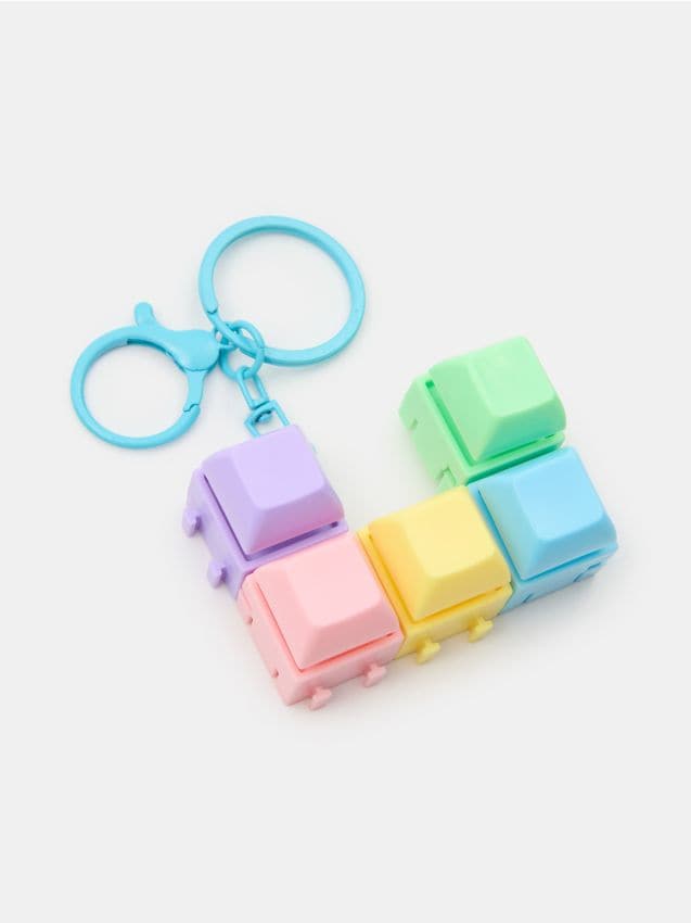 Sinsay - Breloc antistres fidget cu taste - multicolor