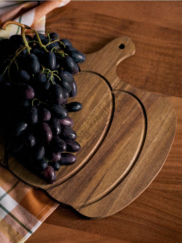 Tagliere a forma di zucca - beige