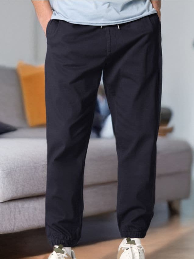 Sinsay - Pantaloni jogger - bleumarin