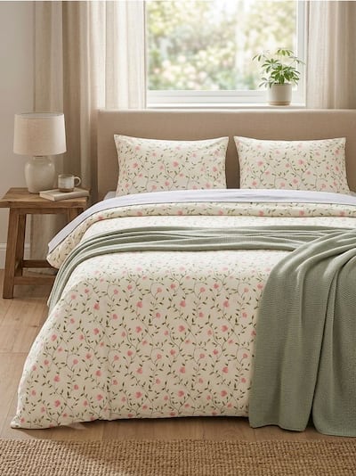 Květovaný povlečovací set