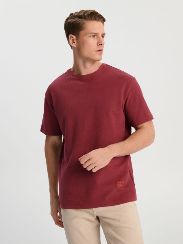 Long sleeve T-shirt Color maroon - SINSAY - 2001O-83X