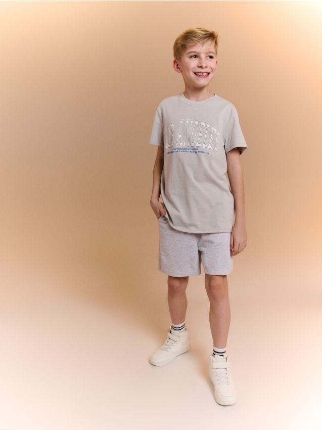 Sinsay - Tricouri din bumbac cu mânecă scurtă 2 pack - multicolor