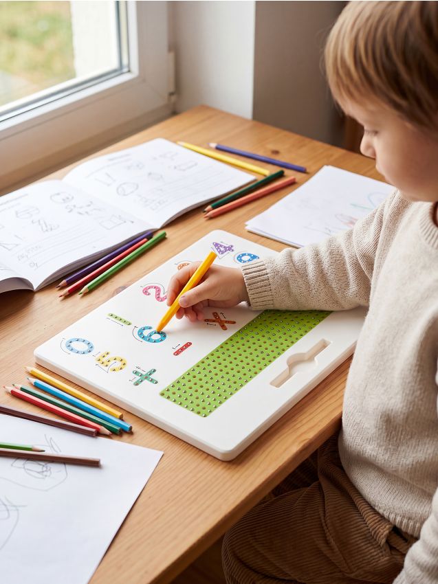 Sinsay - Tablă educațională magnetică pentru învățarea numerelor - multicolor