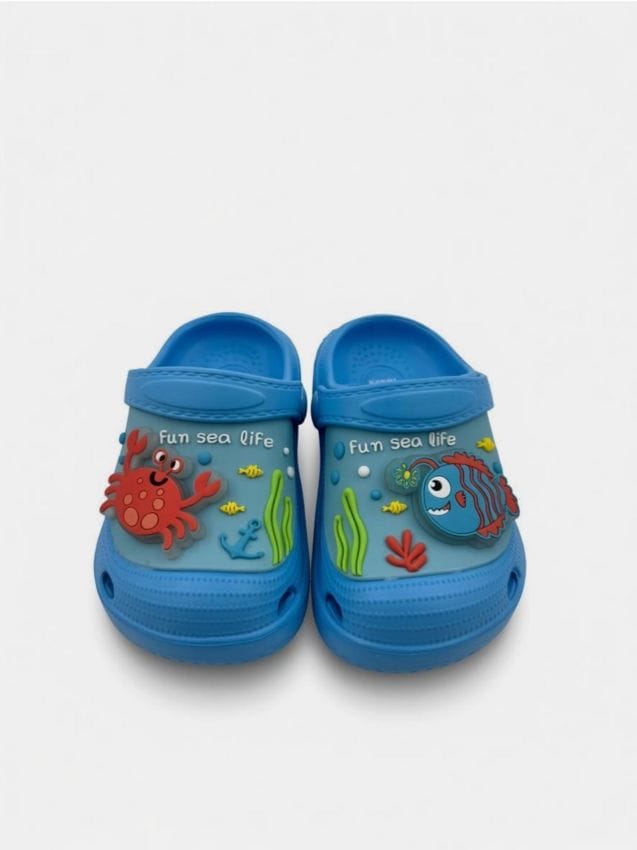 Sinsay - Sandale cu aplicații 3D - albastru