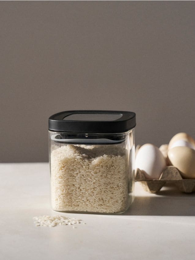 Sinsay - Borcan pentru alimente cu capac - clear