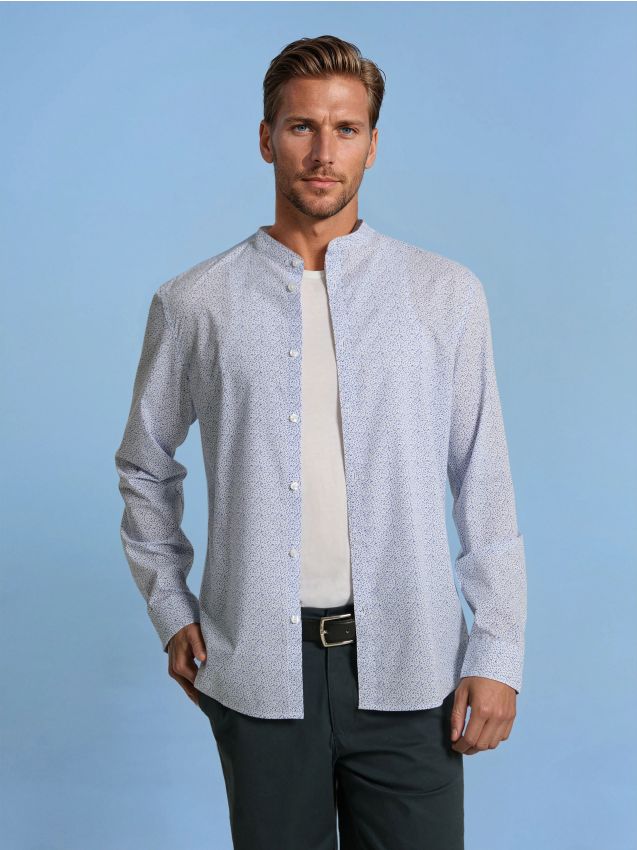 Sinsay - Košeľa s dlhým rukávom - biela