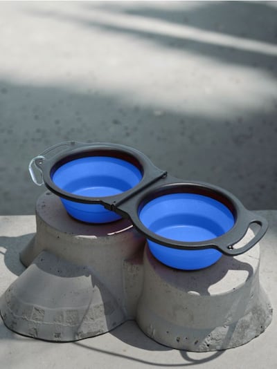 Zložljive skodelice za pse in mačke 2 pakiranje