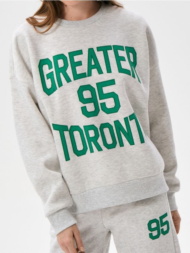 Sinsay - Bluza z napisem - Inny