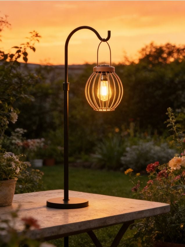 Sinsay - Lampion LED solar suspendat - roz-pastel