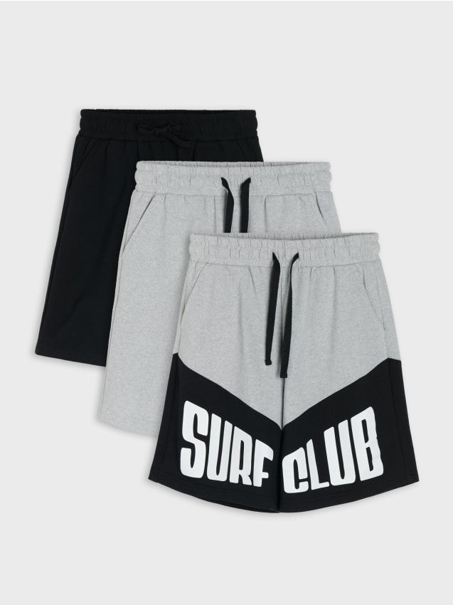 Sinsay - Luźne szorty 3 pack - wielobarwny