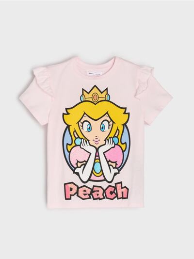 Βαμβακερή μπλουζάκι με φούσκες Super Mario
