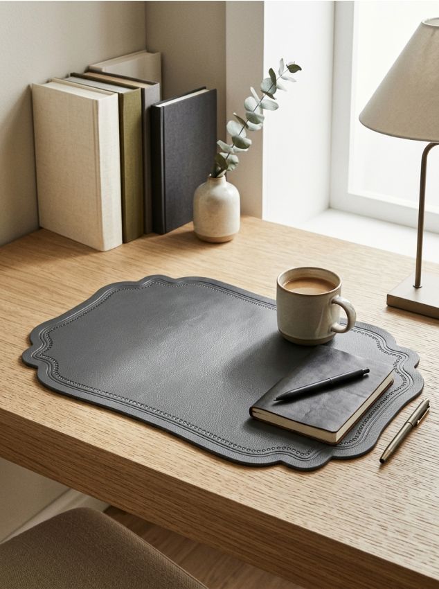 Sinsay - Suport de masă din imitație de piele - negru