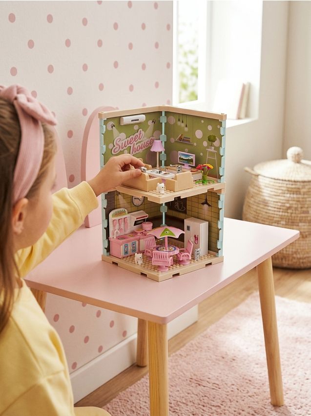 Sinsay - Jucărie – Set de construit sufrageria - verde