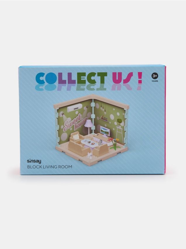 Sinsay - Hračka – Stavebnica obývačky - zelená