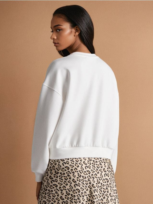Glatka bluza sa dugim rukavima soft touch