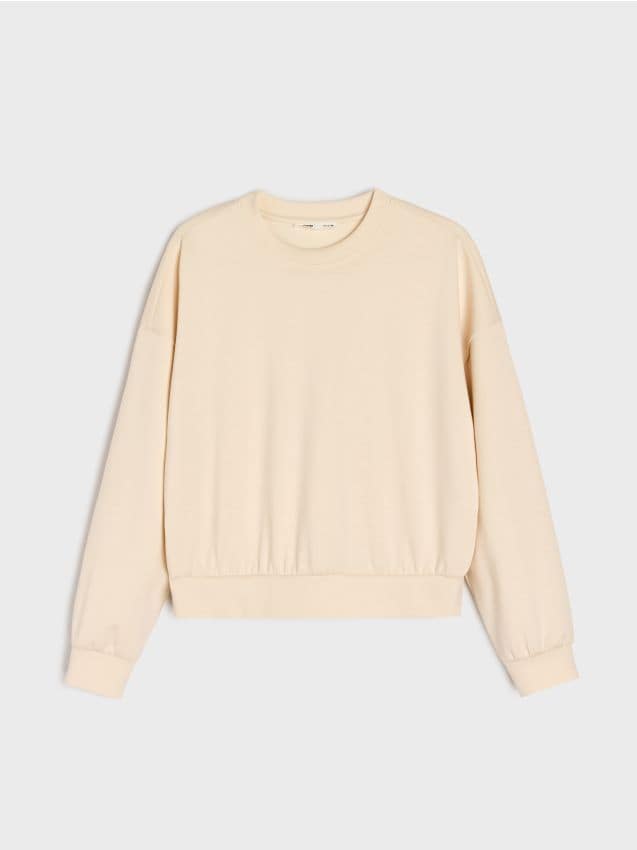 Glatka bluza sa dugim rukavima soft touch