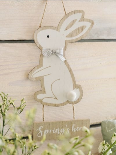 Πασχαλινό στολίδι σε σχήμα λαγουδάκι