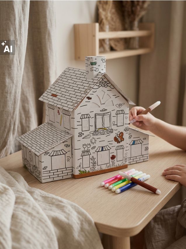 Sinsay - DIY set za sastavljanje i bojanje kućice