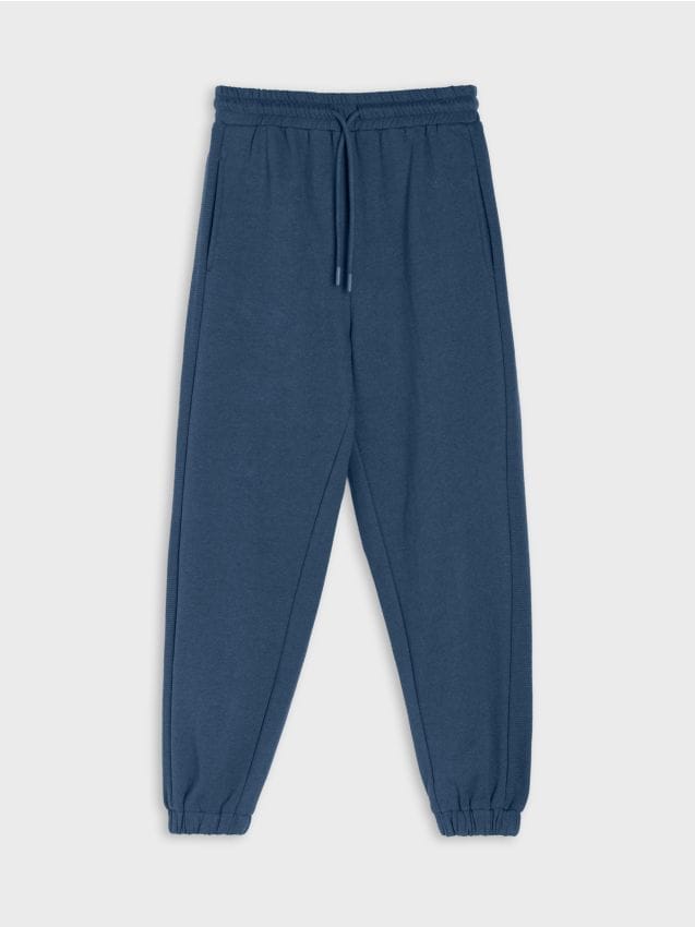 Sinsay - Pantaloni de trening tip jogger - bleumarin