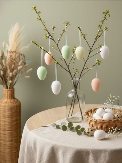 Набір великодніх підвісних яєць 8 шт.