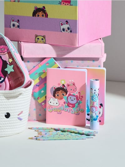 Sešity A5 3 balení Gabby's Dollhouse