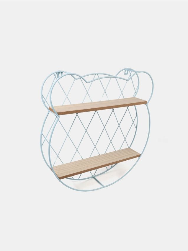 Sinsay - Policioară de perete metalică - albastru-pal