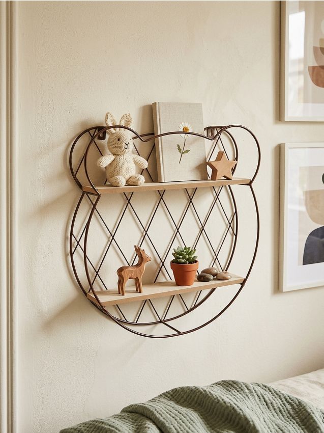 Sinsay - Policioară de perete metalică - maro