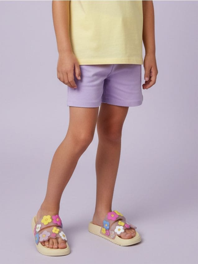 Sinsay - Papuci cu flori colorate 3D - crem