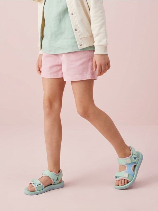 Sinsay - Sandale cu închidere cu arici - verde-deschis