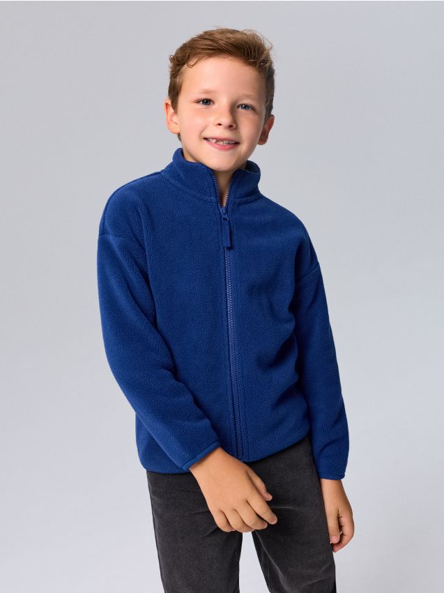 Sinsay - Bluză sport din fleece - mid blue