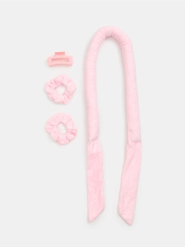 Sinsay - Set pentru ondulat părul - roz-pastel