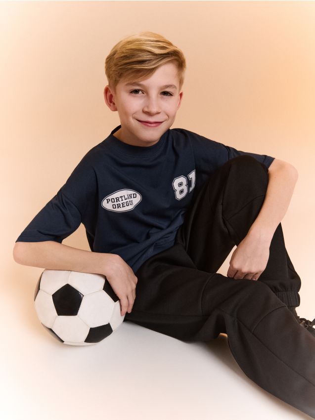 Sinsay - Pantaloni largi - negru