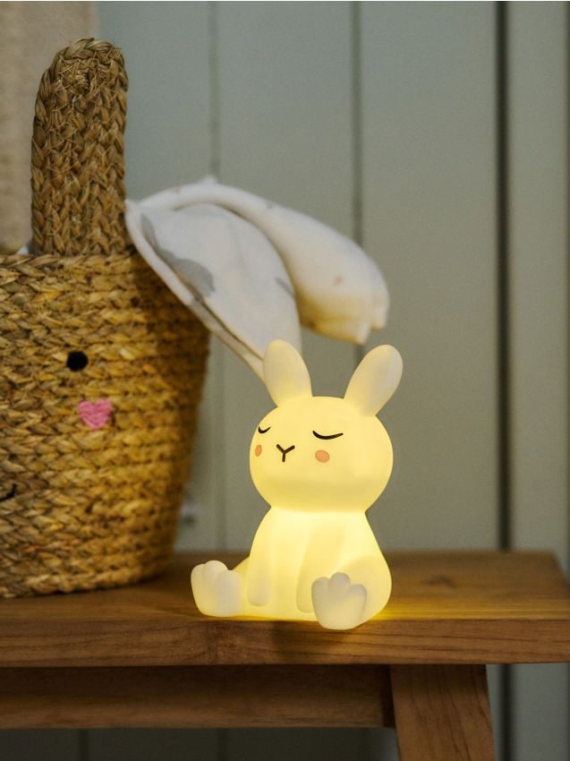 Sinsay - Lumină de noapte LED pentru copii în formă de iepuraș - alb