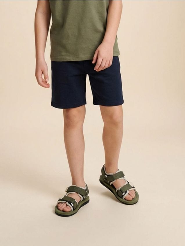 Sinsay - Sandale cu închidere cu arici - verde-maroniu