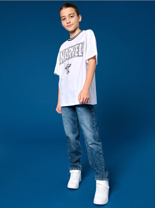Sinsay - Tričko Marvel - biela