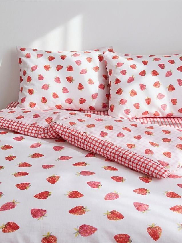 Sinsay - Set cu lenjerie de pat - roșu