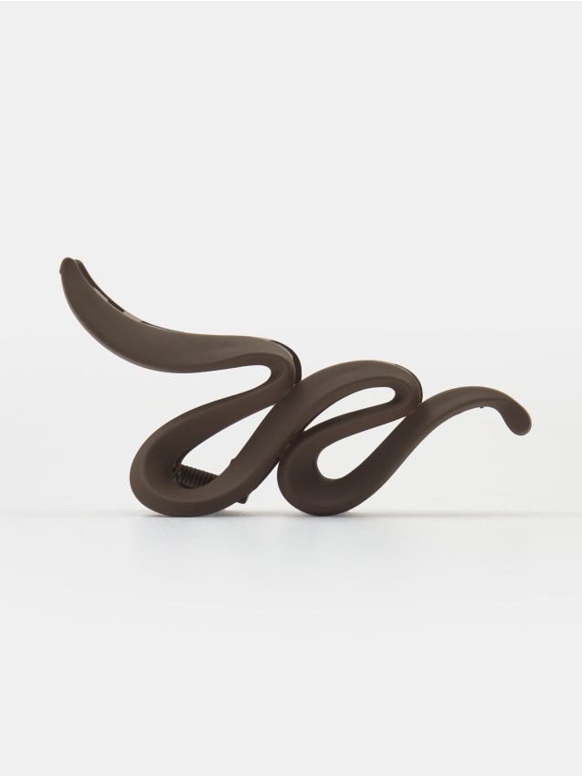 Sinsay - Spona do vlasov - tmavohnedá