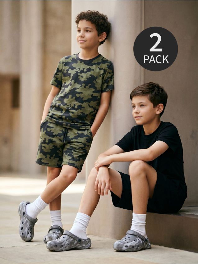 Sinsay - Set 2 pantaloni scurți de trening - multicolor