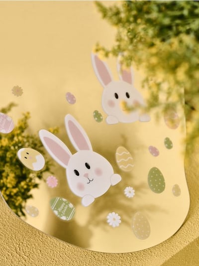 Akna kleebised lihavõttemotiiviga 3 pack