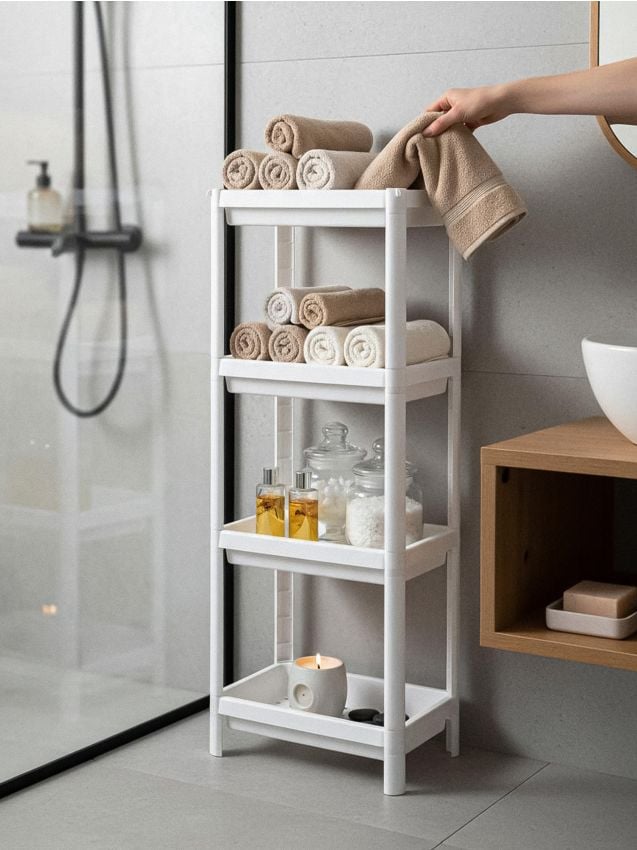 Sinsay - Kovová nástenná polica - biela