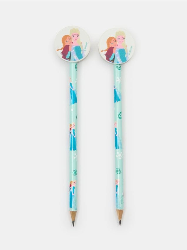 Sinsay - Ceruzky s gumičkou 2 ks Frozen - svetlomodrá