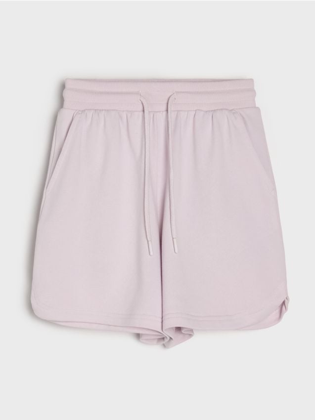 Sinsay - Szorty dresowe - fioletowy