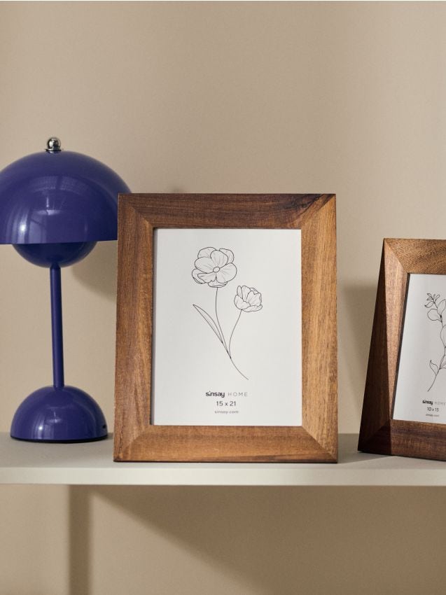 Sinsay - Ramă foto cu lemn - bej