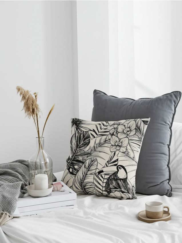 Sinsay - Pernă decorativă 45x45 - crem